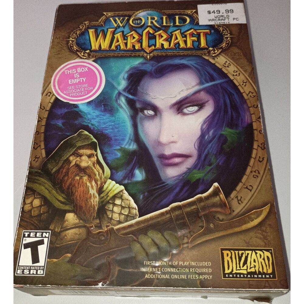 Blizzard - Teen - World of Warcraft - Manual & 4 DVDs
